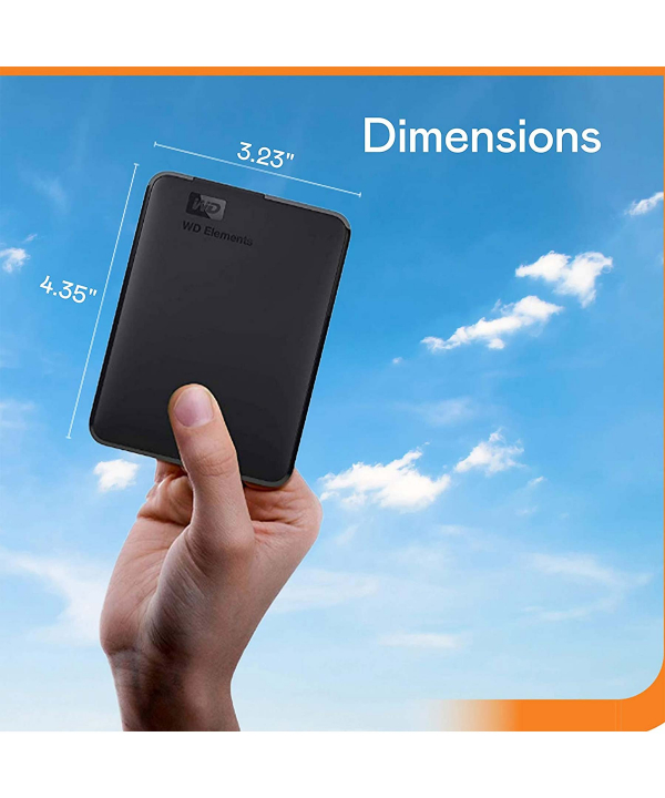 باکس تبدیل SATA به USB 3.0 هارددیسک 2.5 اینچ وسترن دیجیتال مدل WD Elements