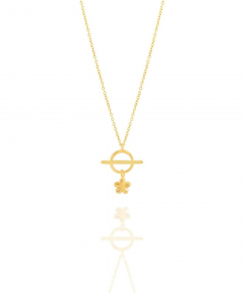 گردنبند طلا گل میوگلد Mio Gold کد NC1675