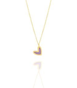 گردنبند طلا قلب میوگلد Mio Gold کد NC1686
