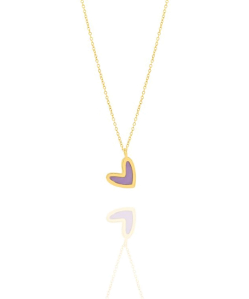 گردنبند طلا قلب میوگلد Mio Gold کد NC1686