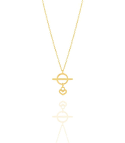 گردنبند طلا قلب میوگلد Mio Gold کد NC1681