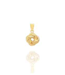 پلاک طلا گره کوچک میوگلد Mio Gold کد N2132