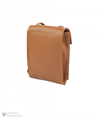کیف دوشی زنانه چرم طبیعی نوین چرم Novin Leather مدل نلین
