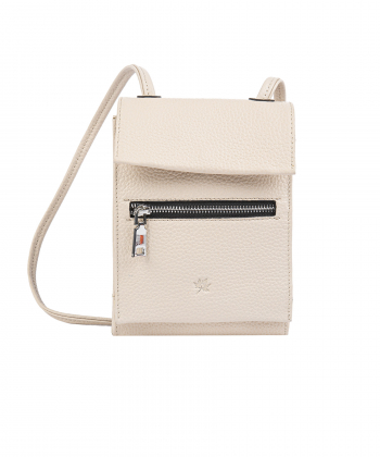 کیف دوشی زنانه چرم طبیعی نوین چرم Novin Leather مدل نلین