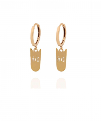 گوشواره طلا گربه میوگلد Mio Gold کد E649