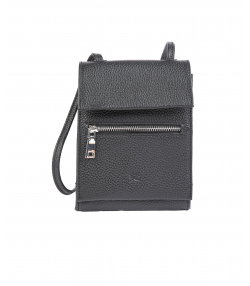 کیف دوشی زنانه چرم طبیعی نوین چرم Novin Leather مدل نلین