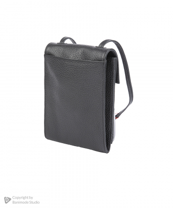 کیف دوشی زنانه چرم طبیعی نوین چرم Novin Leather مدل نلین