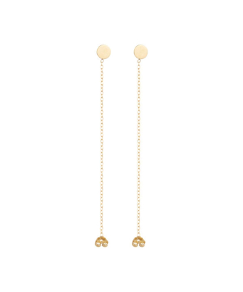 گوشواره طلا دایره میوگلد Mio Gold کد E235