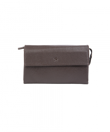 کیف پاسپورتی چرم طبیعی نوین چرم Novin Leather مدل آریستا