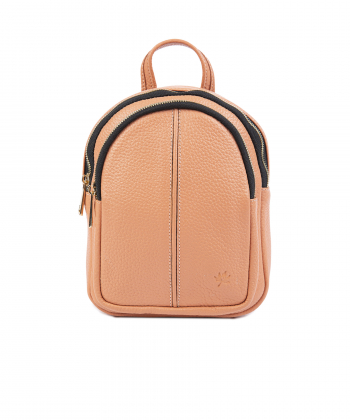 کوله پشتی چرم طبیعی نوین چرم Novin Leather مدل لیلیا