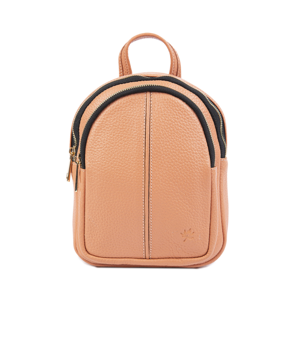 کوله پشتی چرم طبیعی نوین چرم Novin Leather مدل لیلیا