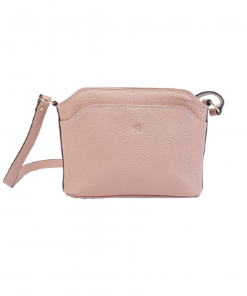 کیف دوشی زنانه چرم طبیعی نوین چرم Novin Leather مدل پرنیا