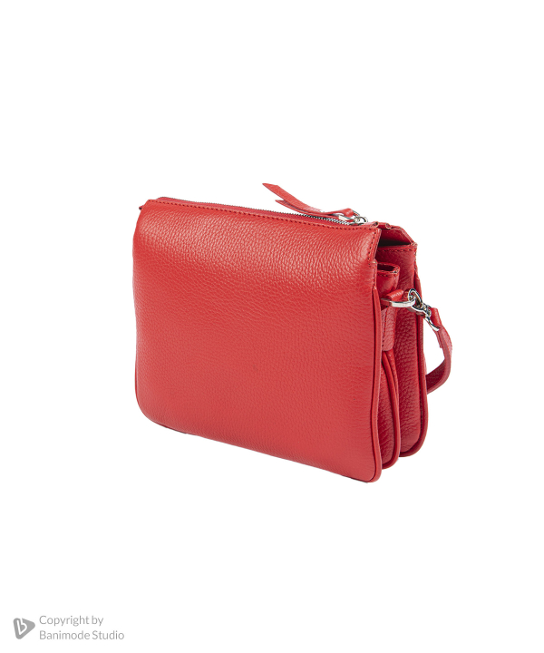 کیف دوشی زنانه چرم طبیعی نوین چرم Novin Leather مدل هایدی