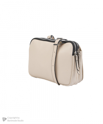 کیف دوشی زنانه چرم طبیعی نوین چرم Novin Leather مدل دلا