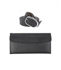 ست زنانه چرم طبیعی نوین چرم Novin Leather مدل آماندا