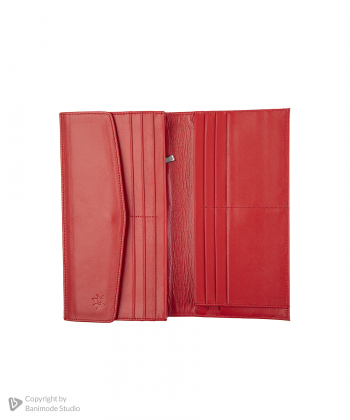 کیف پول زنانه چرم طبیعی نوین چرم Novin Leather مدل ونسا