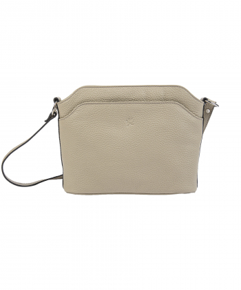 کیف دوشی زنانه چرم طبیعی نوین چرم Novin Leather مدل پرنیا