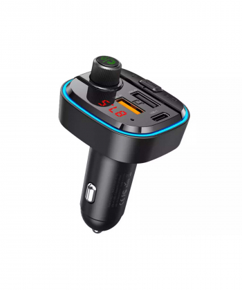 شارژر فندکی فست شارژ ماشین تایپ سی 3.1 آمپر و گیرنده بلوتوثی خودرو ایکس او BCC11