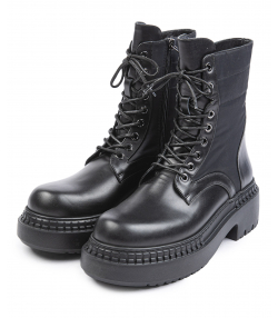 بوت زنانه چرم طبیعی نوین چرم Novin Leather مدل 6930