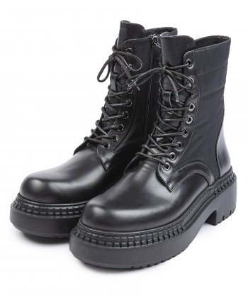 بوت زنانه چرم طبیعی نوین چرم Novin Leather مدل 6930