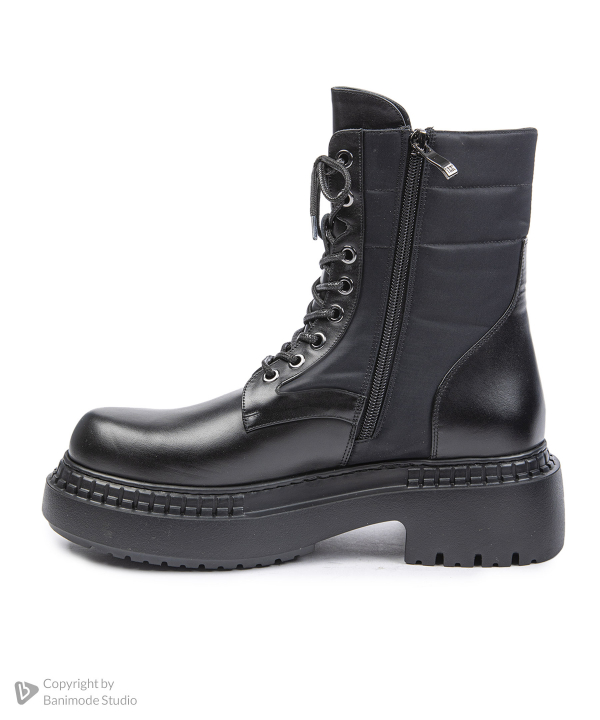 بوت زنانه چرم طبیعی نوین چرم Novin Leather مدل 6930