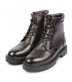 نیم بوت مردانه چرم طبیعی نوین چرم Novin Leather مدل 9816