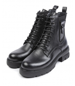 نیم بوت زنانه چرم طبیعی نوین چرم Novin Leather مدل 1726