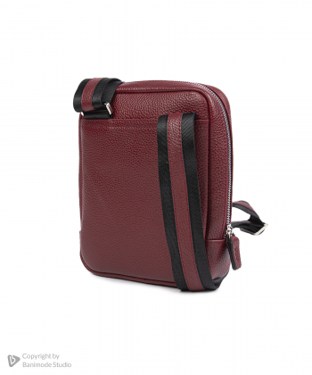 کیف دوشی چرم طبیعی نوین چرم Novin Leather مدل رادمان