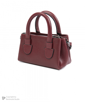 کیف دوشی زنانه چرم طبیعی نوین چرم Novin Leather مدل مانل