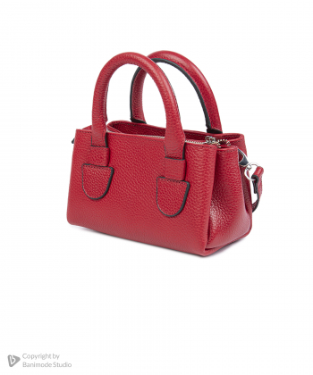 کیف دوشی زنانه چرم طبیعی نوین چرم Novin Leather مدل مانل