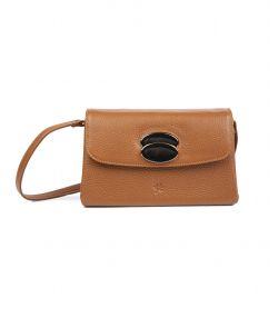 کیف دوشی زنانه چرم طبیعی نوین چرم Novin Leather مدل دلنیا