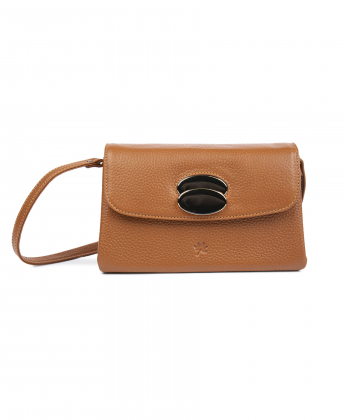 کیف دوشی زنانه چرم طبیعی نوین چرم Novin Leather مدل دلنیا