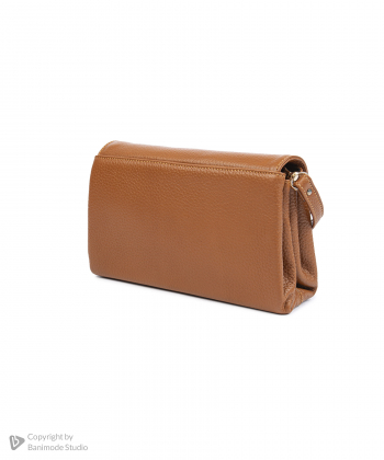 کیف دوشی زنانه چرم طبیعی نوین چرم Novin Leather مدل دلنیا