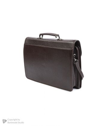 کیف اداری چرم طبیعی نوین چرم Novin Leather مدل مارلین