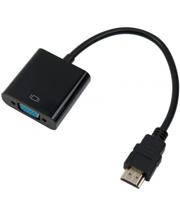 تبدیل HDMI به VGA به همراه کابل AUX - با پاور
