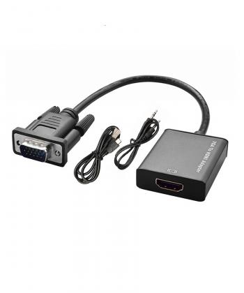 تبدیل VGA به HDMI همراه با کابل AUX و پاور