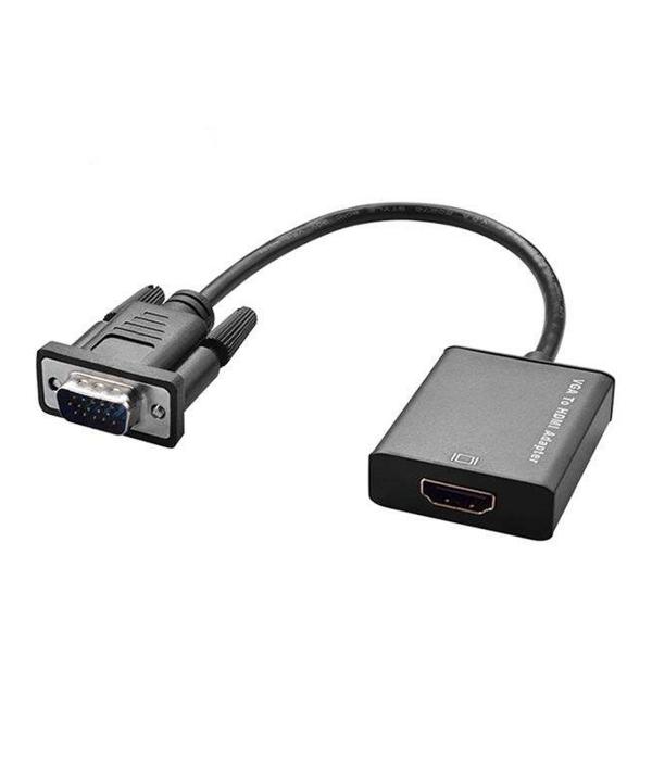 تبدیل VGA به HDMI همراه با کابل AUX و پاور