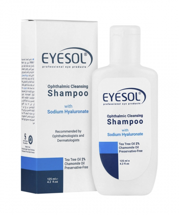 شامپو شستشوى پلک و مژه آیسول Eyesol حجم 125 میلی لیتر