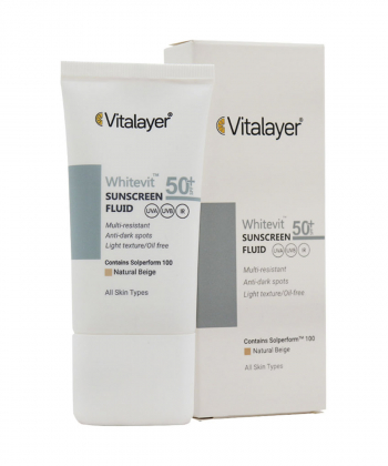 فلوئید ضد آفتاب وایت ویت ویتالیر Vitalayer حجم 50 میلی لیتر