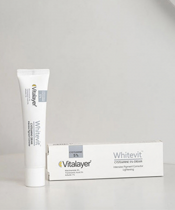کرم ضد لک و روشن کننده قوی سیستئامین 5% وایت ویت ویتالیر Vitalayer حجم 30 میلی لیتر