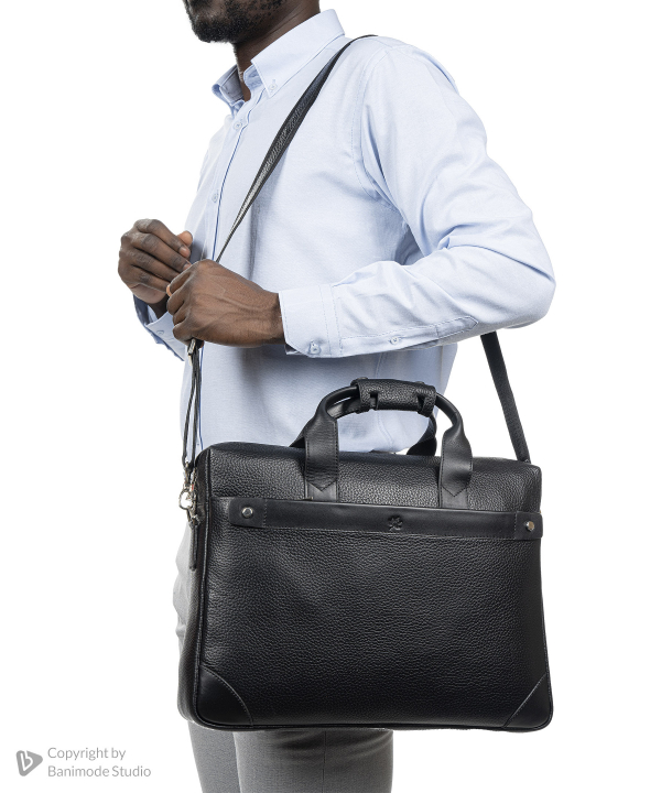 کیف اداری چرم طبیعی نوین چرم Novin Leather مدل دامون