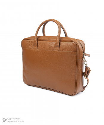 کیف اداری چرم طبیعی نوین چرم Novin Leather مدل آبریل