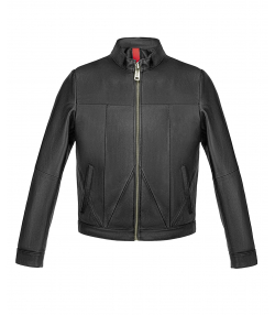 کت پسرانه چرم طبیعی نوین چرم Novin Leather مدل هایکا