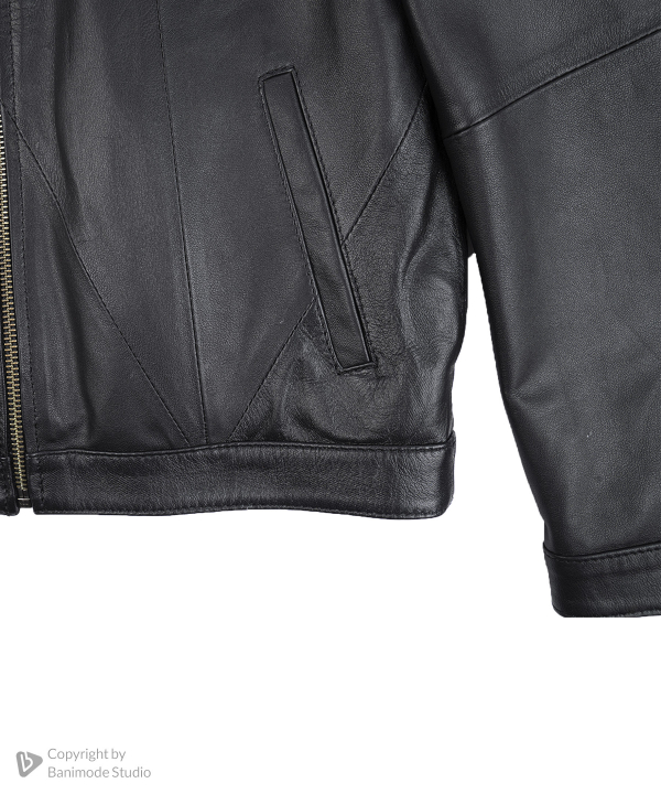 کت پسرانه چرم طبیعی نوین چرم Novin Leather مدل هایکا