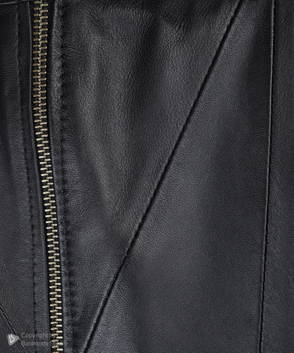 کت پسرانه چرم طبیعی نوین چرم Novin Leather مدل هایکا