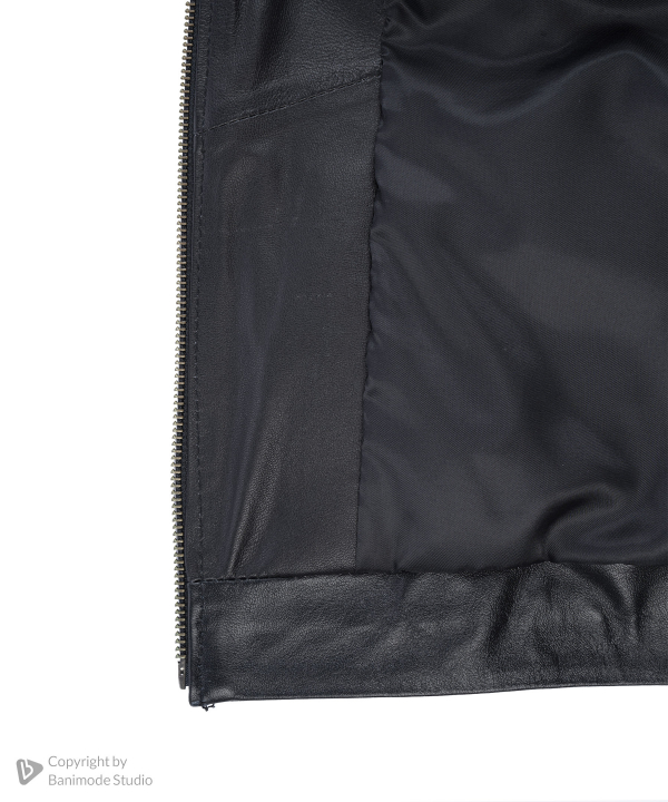 کت پسرانه چرم طبیعی نوین چرم Novin Leather مدل هایکا