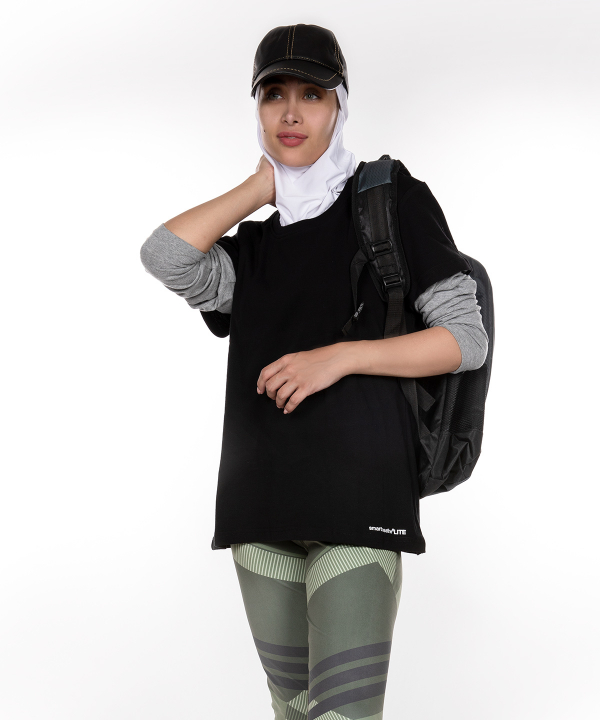تیشرت زنانه مشکی آلشپرت Uhlsport کد WUH666