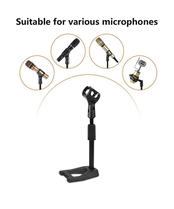 پایه میکروفون رومیزی فلزی ST300