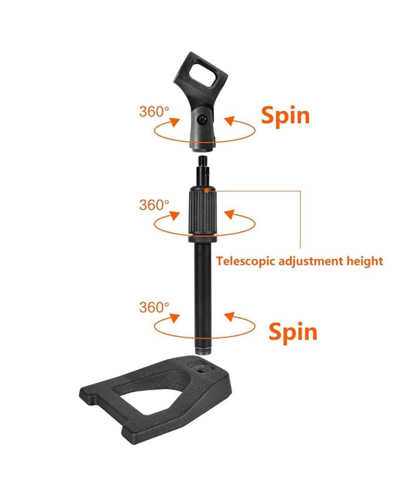 پایه میکروفون رومیزی فلزی ST300