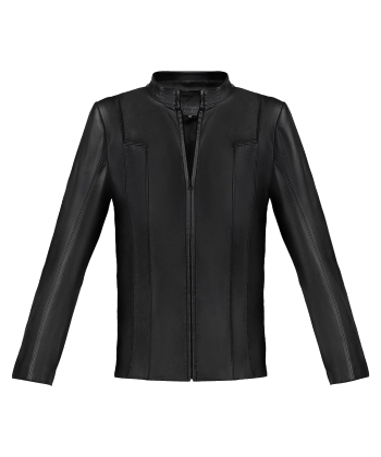 کت چرم طبیعی زنانه اورز Orez مدل والورده